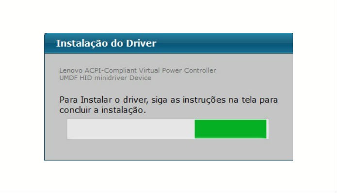 Programa inicia download de drive (Reprodução/Rafaela Antunes)