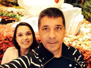 Empresário Marcelo Marusso e a filha Isabela (Foto: Reprodução / EPTV)
