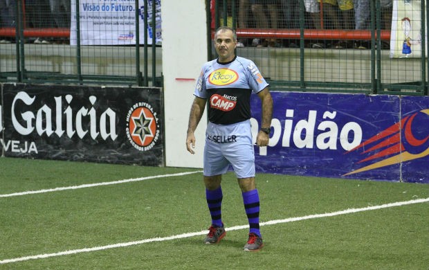 Luis Marcelo Canssian, árbitro de showbol (Foto: Ricardo Cassiano/Divulgação)