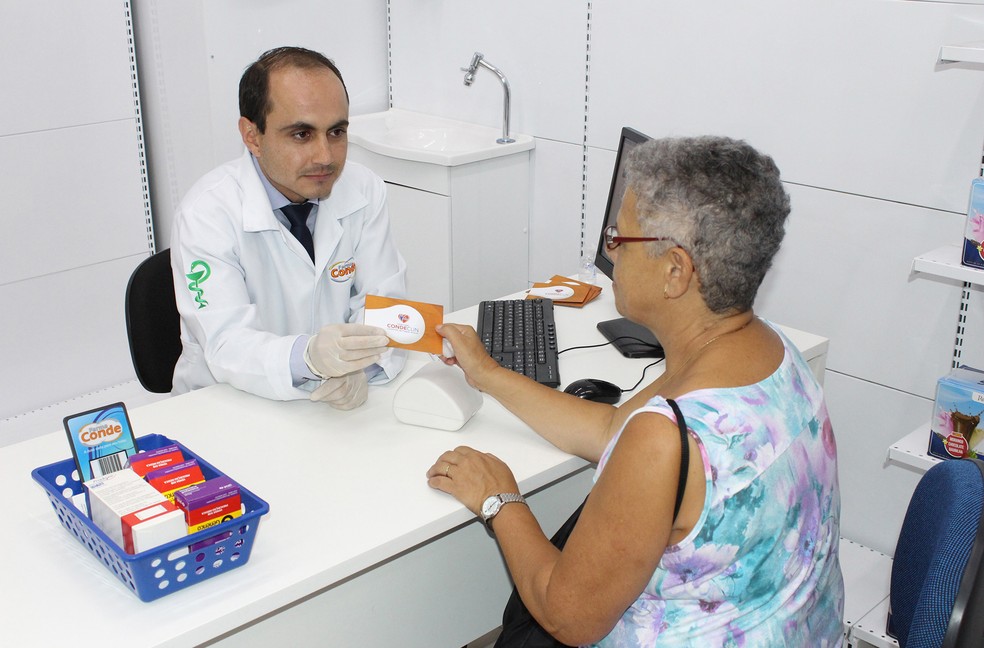 Consultório farmacêutico oferece atendimento mais personalizado (Foto: Farma Conde/Divulgação)