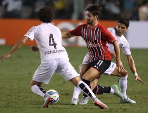 Alexandre Pato Santos x São Paulo (Foto: Rubens Chiri/saopaulofc.net)