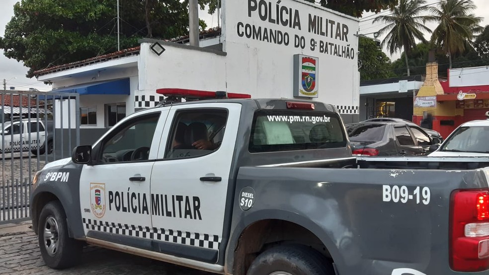9º Batalhão da Polícia Militar, que comandou operação — Foto: Sérgio Henrique Santos/Inter TV Cabugi