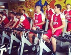 Time acorda cedo para 
treinar no hotel (Reprodução/Instagram)