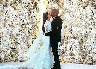 Kim Kardashian e Kanye West (Foto: Instagram/Reprodução)