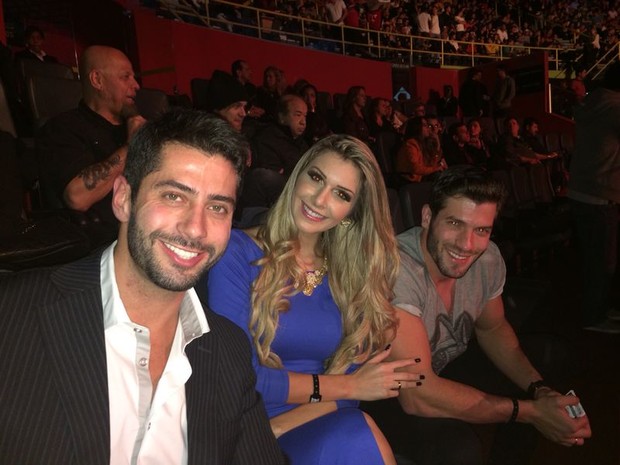 Os ex-BBBs Marcelo Zagonel, Tatiele e Roni (Foto: Reprodução/Instagram)