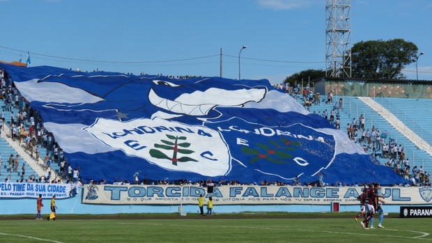 Torcida do Londrina no Estádio do Café (Foto: Site oficial do Londrina/Divulgação)