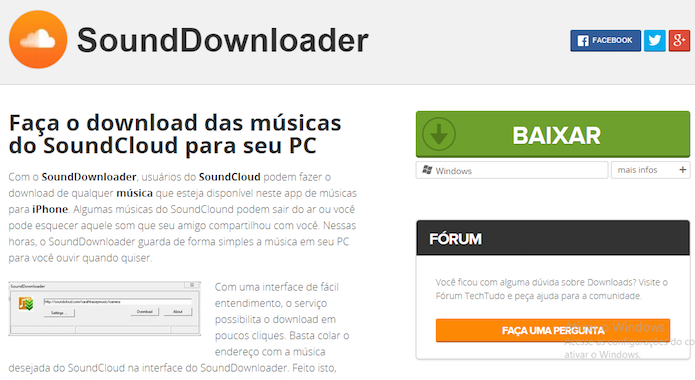Como usar o SoundDownloader para baixar músicas do SoundCloud Dicas e Tutoriais TechTudo