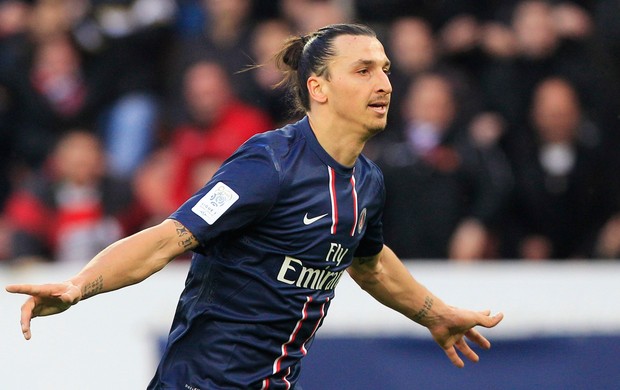 ibrahimovic nancy x paris saint germain (Foto: Reuters)