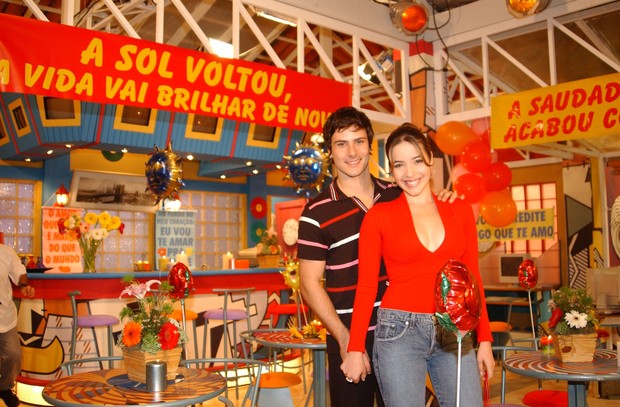 Renata Dominguez com Sérgio Abreu em Malhação: Beto e Solene (Foto: Globo/João Miguel Júnior)