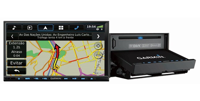 NavTune 7199 é nova central hipermídia da Garmin de 7 polegadas (Foto: Divulgação/Garmin)