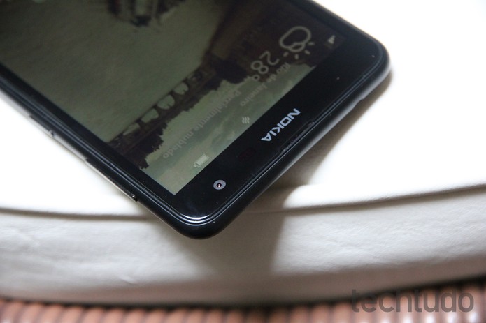 Câmera frontal do Lumia 625: qualidade VGA (Foto: Luciana Maline/TechTudo)