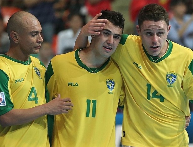 Ari, Neto e Rodrigo futsal (Foto: Getty Images/Fifa)