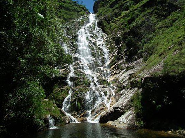 Cachoeira da Lavrinha na Serra da Canastra (Foto: Regina Nicolette/Divulgação)