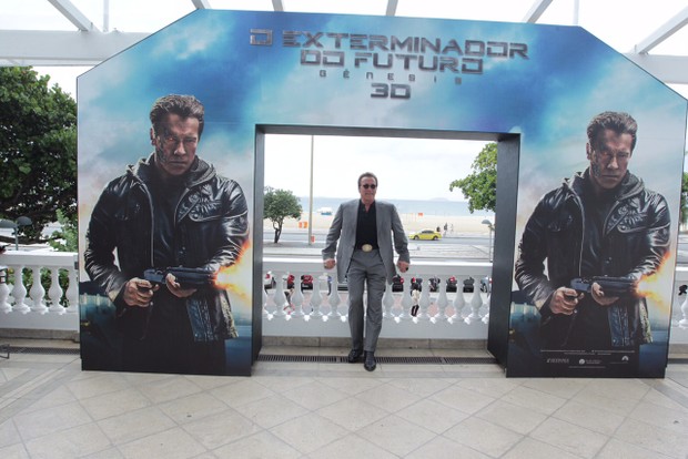 Arnold Schwarzenegger (Foto: Marcello Sá Barreto/ Ag. News)