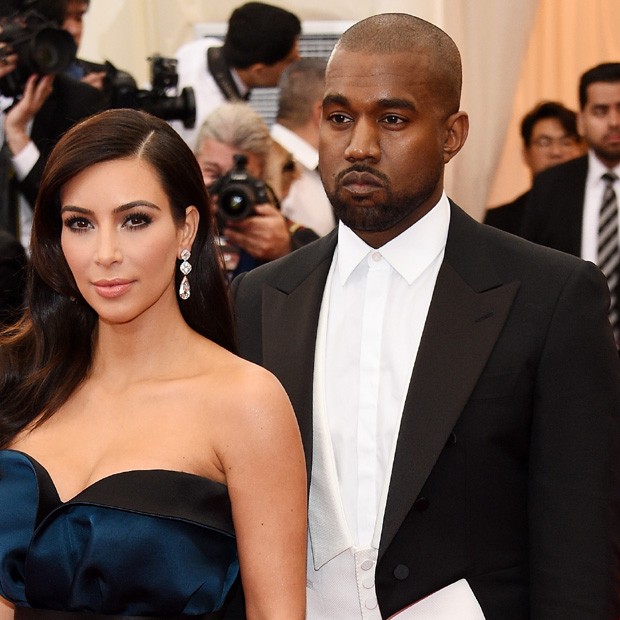 Kim Kardashian e Kanye West (Foto: Getty Images)