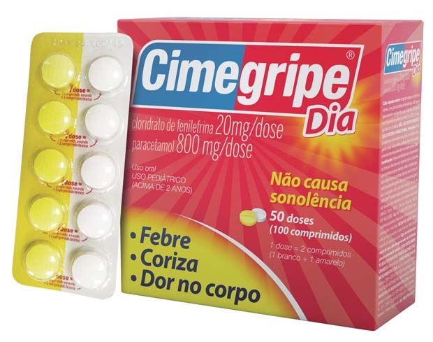 Venda do Cimegripe Dia cresceu 450% em dois meses, segundo o presidente da Cimed (Foto: Divulgação)