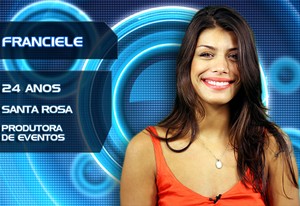 Franciele (Foto: TV Globo/BBB)