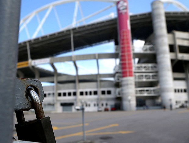 estádio Engenhão fechado (Foto: EFE)