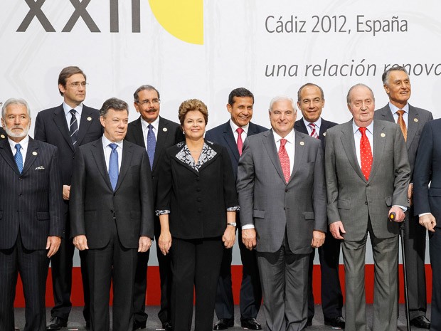Fotografia oficial da XXII Cúpula Ibero-Americana (Foto: Roberto Stuckert Filho / Presidência)