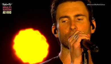 Maroon 5 animou dois dias do festival no Rio. Relembre! (Reprodução)