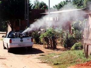 Fumacê contra dengue em Campo Grande (Foto: Divulgação/prefeitura)