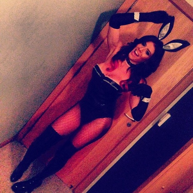 Thais Bianca de coelhinha da Playboy (Foto: Instagram)