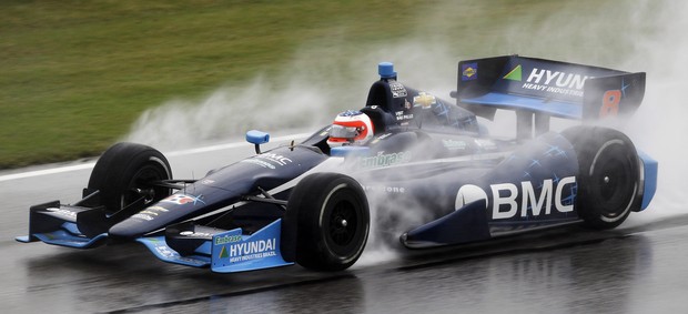 Rubens Barrichello Fórmula Indy Alabama (Foto: AP)