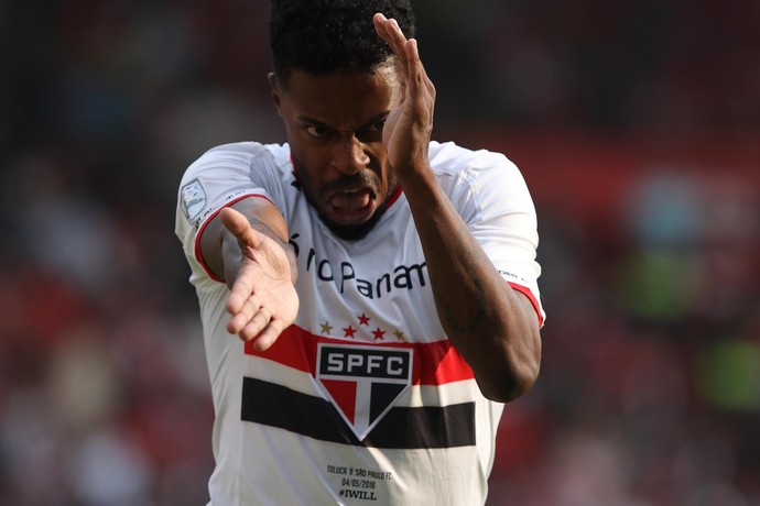 Michel Bastos São Paulo Toluca (Foto: Rubens Chiri / saopaulofc.net)