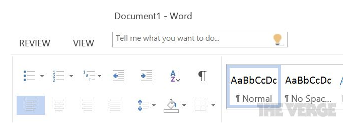 TellMe é um auxiliar nos programas do Office (Foto: Reprodução/The Verge)