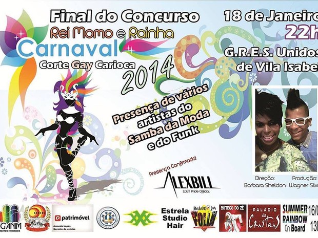 G Rio Elege Rei Momo Gay E Rainha Do Carnaval Gay Not Cias Em Carnaval