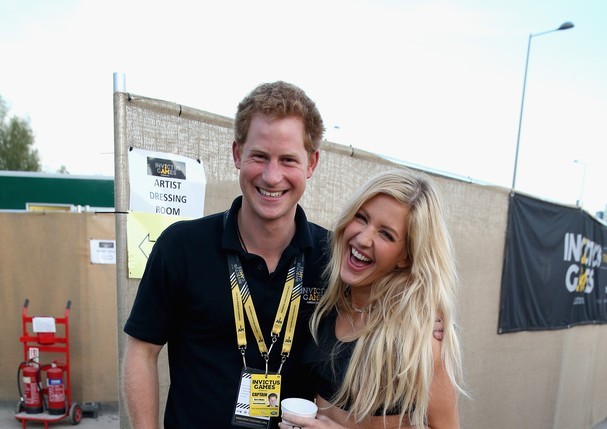 Harry e Ellie Goulding (Foto: Getty Images) Harry e Ellie Goulding (Foto: Getty Images)