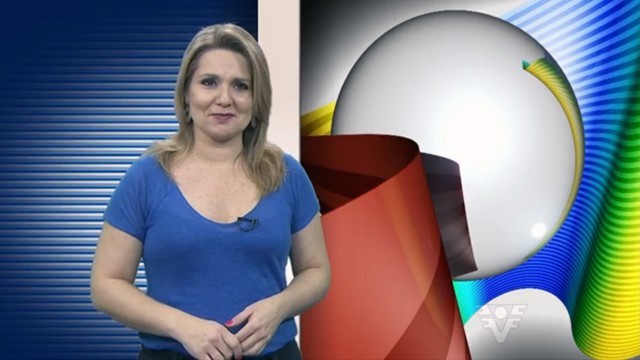 Vanessa Faro no Tribuna Esporte (Foto: Reprodução/TV Tribuna)