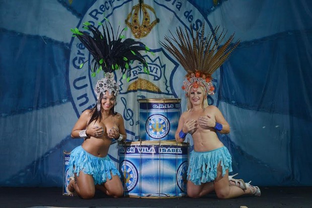 Mel Brito e Janaína Guerra (Foto: Diego Mendes / Divulgação)