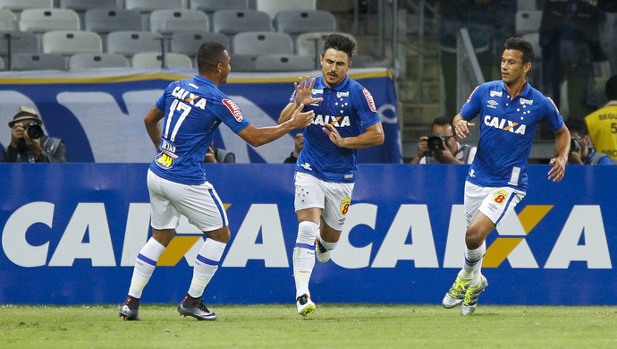 Willian Cruzeiro comemoração do gol (Foto: Washington Alves/Light Press)
