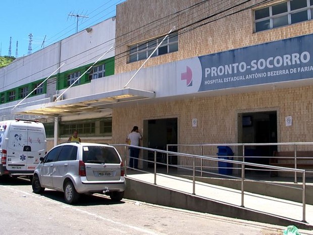 Hospital Antônio Bezerra de Faria, em Vila Velha (Foto: Reprodução/ TV Gazeta)