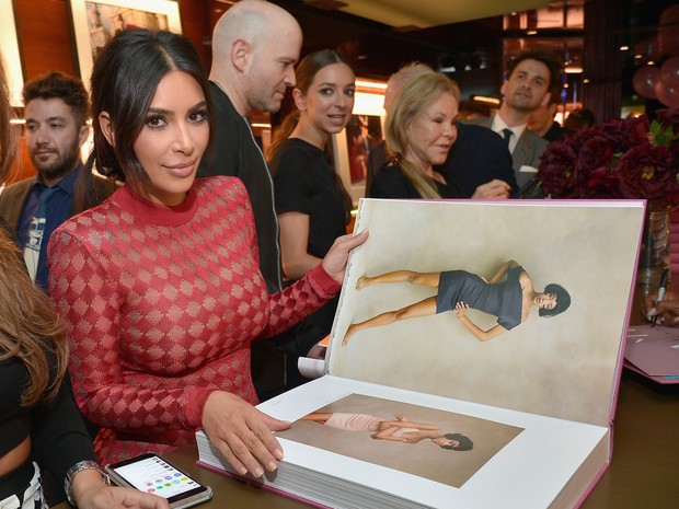 Kim Kardashian em evento em Los Angeles, nos Estados Unidos (Foto: Charley Gallay/ Getty Images/ AFP)