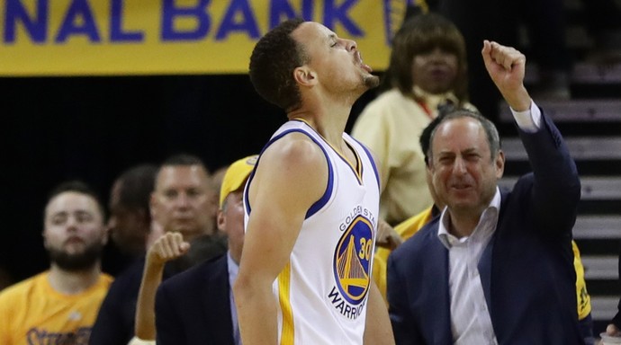 Golden State Warriors x Oklahoma City Thunder - Jogo 5 - Stephen Curry (Foto: Getty Images)