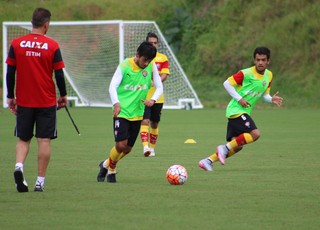 Tiago Real; Vitória; treino; Barradão (Foto: Francisco Galvão/EC Vitória/Divulgação)