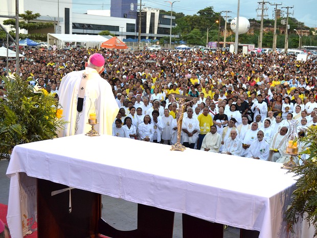 Corpus Christi é celebrado no Aterro do Bacanga, em São Luís (MA) (Foto: Divulgação/Arquidiocese de São Luís)