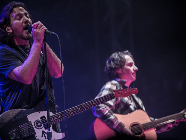 Pearl Jam, uma das bandas mais aguardadas do Lolla (Foto: Flavio Moraes/G1)