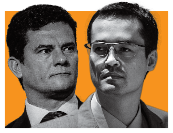 Deltan Dallagnol e Sergio Moro.  (Foto: Dario Oliveira/Estadão Conteúdo, Paulo Lopes/Futura Press)