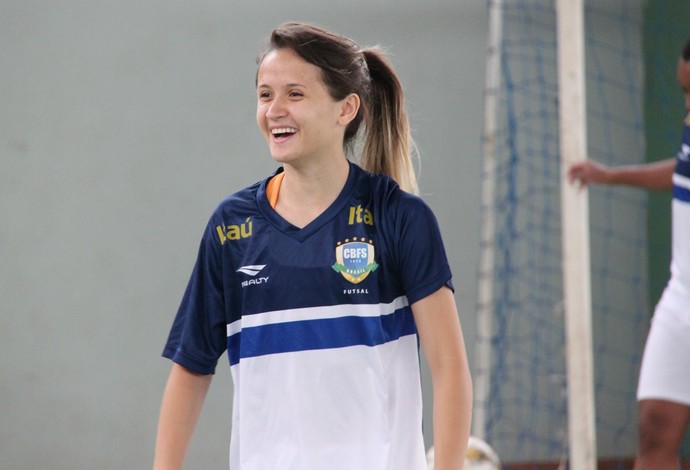 Amandinha seleção brasileira de futsal feminino (Foto: Naiara Gresta/CBFS)