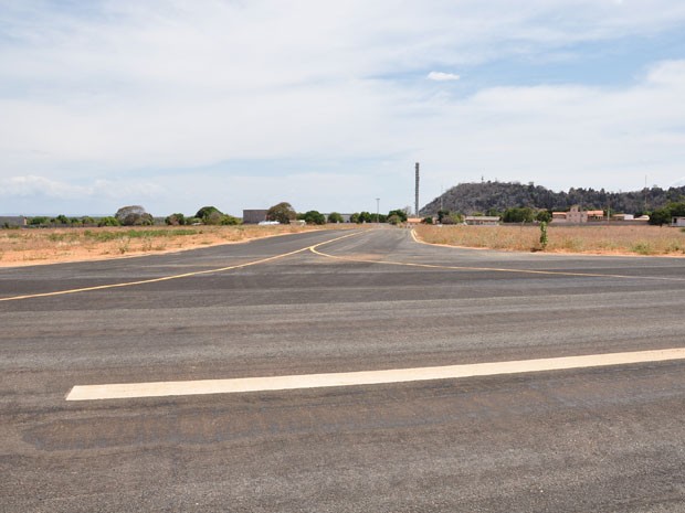 Aeroporto no Bom Jesus da Lapa, na Bahia (Foto: Divulgação/Prefeitura)