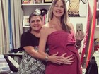 Luana Piovani faz drenagem linfática durante gravidez: 'Alívio'