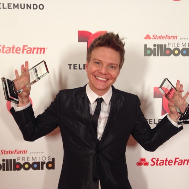 Michel Teló no Billboard Latin Music Awards (Foto: Instagram/ Reprodução)