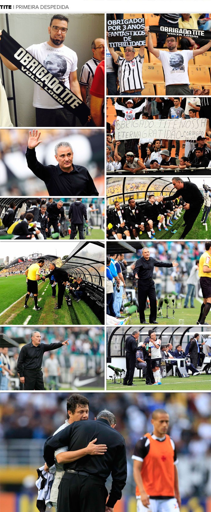 MOSAICO Tite Corinthians (Foto: Marcos Ribolli / Globoesporte.com)