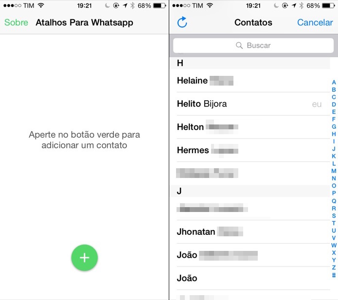 Adicionar WhatsApp à central de notificações (Foto: Helito Bijora / TechTudo)