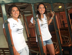Poliana Okimoto e Ana Marcela Cunha Desafio Rei e Rainha do Mar (Foto: Divulgação / Facebook )