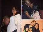 Grávida, noiva de Adriano publica fotos sendo paparicada pelo jogador