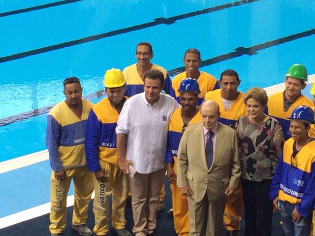 A presidente Dilma participa de evento no Rio de Janeiro nesta sexta (8) (Foto: Henrique Coelho/G1)